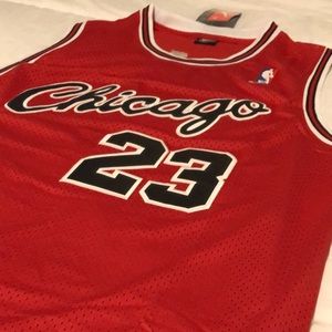 NWT Jordan #23 Chicago Bulls Throwback Jersey